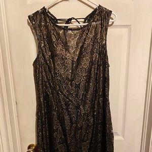 Fabulous black and gold dress